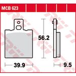 Juego de pastillas de freno TRW MCB623