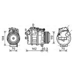Klimakompressor AVA COOLING BWAK428