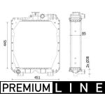 Radiateur, refroidissement moteur BEHR MAHLE CR 2288 000P