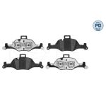 Remblokkenset, schijfrem MEYLE 025 259 0018/PD