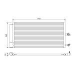 Condensator, airconditioning VALEO 822644