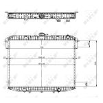 Jäähdytin, moottorin jäähdytys EASY FIT NRF 519533