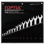Kit de herramientas TOPTUL 14Stk (6 7 - 22 24 27 30 32 mm)