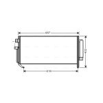 Condensator, airconditioning AVA COOLING SU5060D