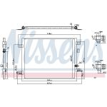 Condensator, airconditioning NISSENS 941061