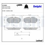 Bromsbeläggssats, skivbroms DELPHI LP3683