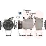 Compresseur de climatisation VAN WEZEL 8200K159