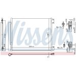 Condensatore, impianto di climatizzazione NISSENS NIS 941060