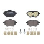 Juego de pastillas de freno BREMBO P 61 122, atrás