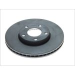 Disco de freno ATE 24.0125-0115.1, frente, ventilado, altamente carbonizado, 1 pieza