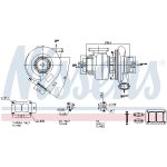 Turboahdin, ahtaminen NISSENS 93303