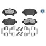 Bremsbelagsatz, Scheibenbremse MEYLE 025 234 1715/PD