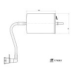 Polttoainesuodatin FEBI BILSTEIN 175003