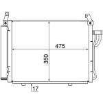 Condensator, airconditioning MAHLE AC 17 000S