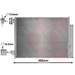 Condenseur (climatisation) VAN WEZEL 15005011