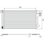 Kondensator, Klimaanlage VALEO 814015
