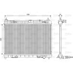 Motorradiateur  VALEO 701603