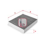 Filtre, air de l'habitacle SOFIMA S 4178 CA