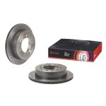 Jarrulevy BREMBO 09.A334.2X, 1 Kappale