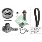Kit de distribución de válvulas (correa + polea + bomba de líquido) INA 530 0003 30