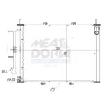 Condensator, airconditioning MEAT & DORIA 991169