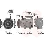 Klimakompressor VAN WEZEL 8200K442
