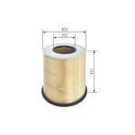 Luftfilter BOSCH FILTRY F 026 400 117