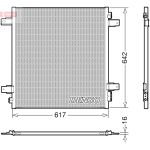 Condensatore, impianto di climatizzazione DENSO DCN46027