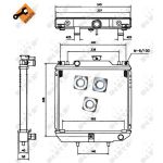 Jäähdytin, moottorin jäähdytys EASY FIT NRF 52110