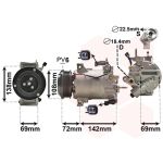Airco-compressor VAN WEZEL 1800K603