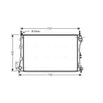 Motorkühler AVA COOLING OL2340
