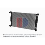 Motorradiateur  AKS DASIS 480036N