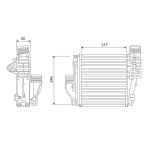 Ladeluftkühler VALEO 818290
