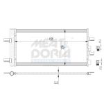 Condensator, airconditioning MEAT & DORIA 991192