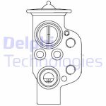 Expansieventiel, airconditioning DELPHI CB1004V