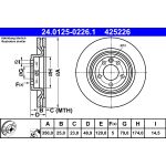 Bremsscheibe ATE 24.0125-0226.1