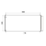 Condensator, airconditioning MAHLE AC 799 000S
