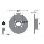 Bremsscheibe TEXTAR 92020800