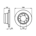 Bremsscheibe BOSCH 0 986 478 419