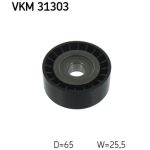 Spanrol/geleider, V-rib riem SKF VKM 31303