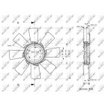 Tuuletin, mootorinjäähdytys  NRF 49857