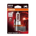 Lámpara incandescente halógena OSRAM H11 Night Racer 50% Moto 12V, 55W