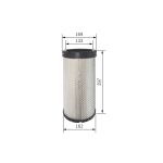 Luftfilter BOSCH FILTRY F 026 400 601