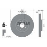 Disco de freno TEXTAR 92174005 vorne, ventilado , altamente carbonizado, 1 Pieza