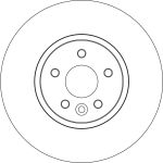 Bromsskiva TRW SINGLE TRW DF6565S