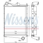 Ladeluftkühler NISSENS 97006