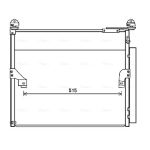 Condensator, airconditioning AVA COOLING TO5655D