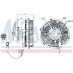 Embrayage (ventilateur de radiateur) NISSENS 86164
