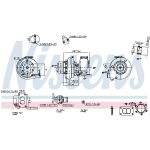 Turboahdin, ahtaminen NISSENS 93300