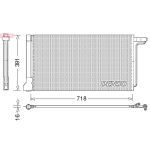 Lauhdutin, ilmastointi DENSO DCN10028